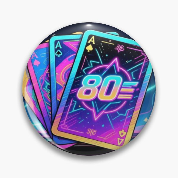 Item preview, Neon 80s Playing Cards – Retro Synthwave Poker Aesthetic designed and sold by Cristhian Almanza.