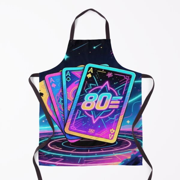 Item preview, Neon 80s Playing Cards – Retro Synthwave Poker Aesthetic designed and sold by Cristhian Almanza.