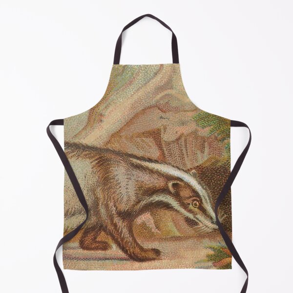 Item preview, Vintage Badger Illustration designed and sold by AnimaliaStar.