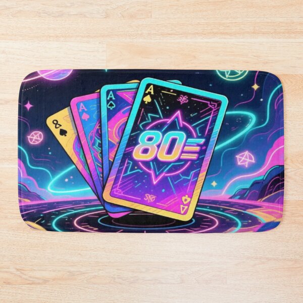Item preview, Neon 80s Playing Cards – Retro Synthwave Poker Aesthetic designed and sold by Cristhian Almanza.
