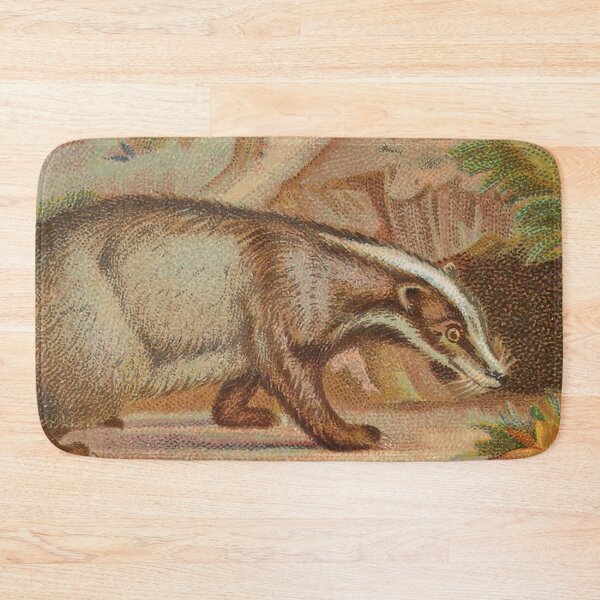 Item preview, Vintage Badger Illustration  designed and sold by AnimaliaStar.