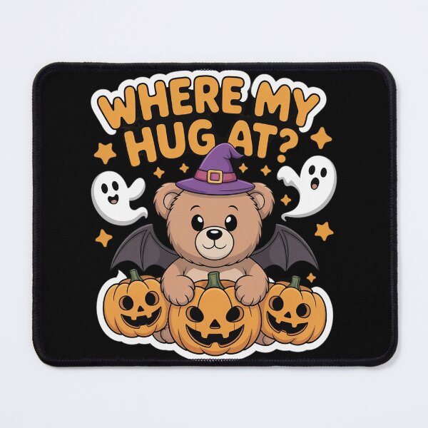 Item preview, Where My Hug at Cute Halloween Teddy Bear Spooky Season designed and sold by countntenov.