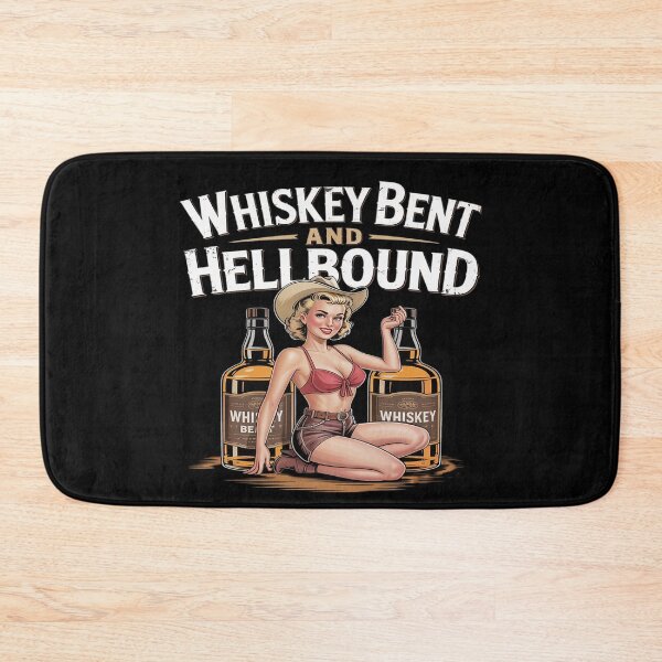 Item preview, Whiskey Bent And Hellbound Sexy Cowgirl Whiskey Cute designed and sold by countntenov.