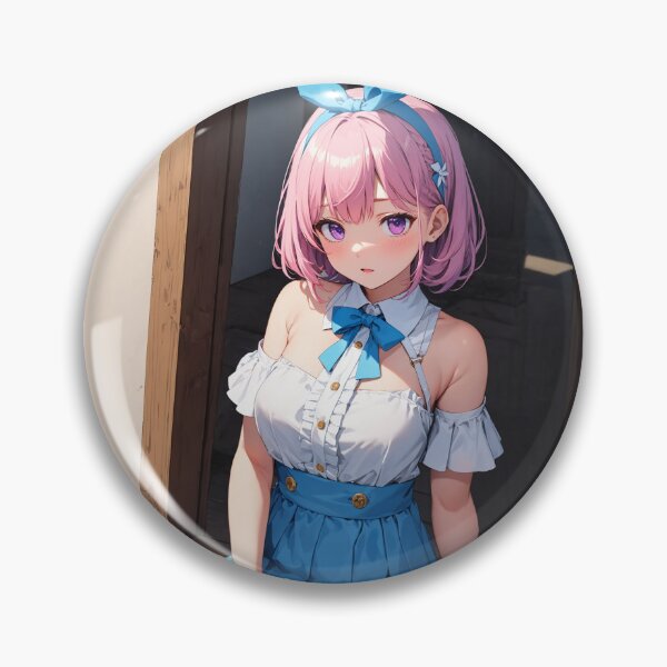 Item preview, Hirazaki Etsuzu Pastel Maid Aesthetic Anime Girl Portrait designed and sold by iloveanimechibi.