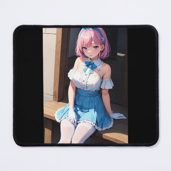 Item preview, Hirazaki Etsuzu Pastel Maid Aesthetic Anime Girl Portrait designed and sold by iloveanimechibi.