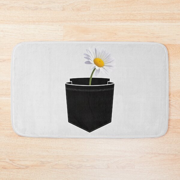 Item preview, White Daisy Pocket Cute Flower Pocket designed and sold by countntenov.