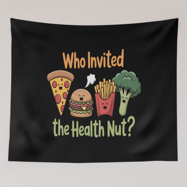 Item preview, Who Invited The Health Nut designed and sold by countntenov.
