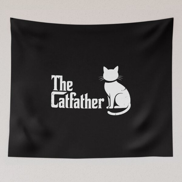 Item preview, The Catfather Cat Dad Cats Lover Cat Father Grandpa Daddy designed and sold by teltvitossuilea.