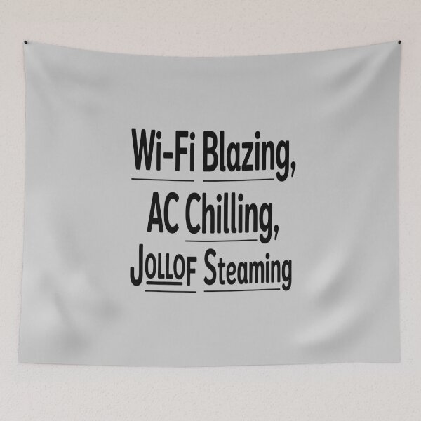 Item preview, Wi-fi Blazing Ac Chilling Jollof Steaming designed and sold by countntenov.