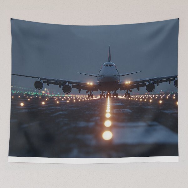 Item preview, 747 Under Runway Glow designed and sold by Skyframe Aviation.