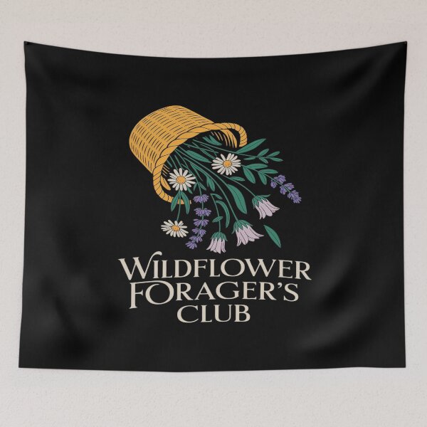 Item preview, Wildflower Forager Rustic Nature Hiking Botanical Eco Gift (1) designed and sold by countntenov.