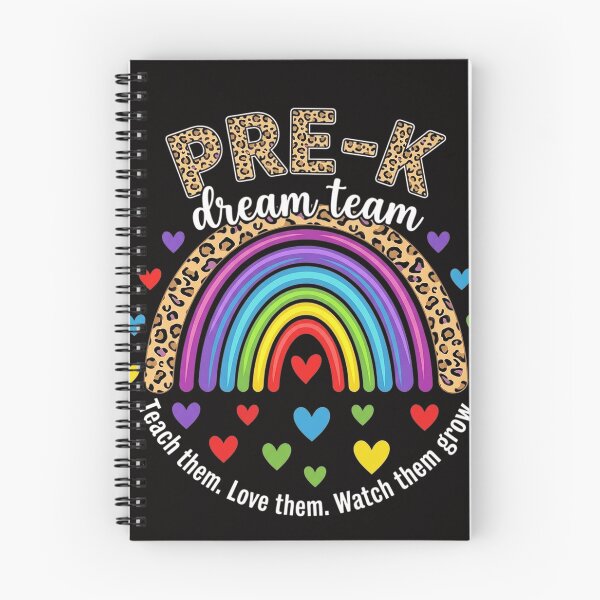 Item preview, PreK Dream Team Leopard Rainbow Teacher Squad Back to School designed and sold by chaeningplan.