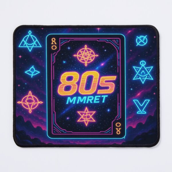 Item preview, 80s MMR Neon Card – Retro Synthwave Gaming Rank Art designed and sold by Cristhian Almanza.