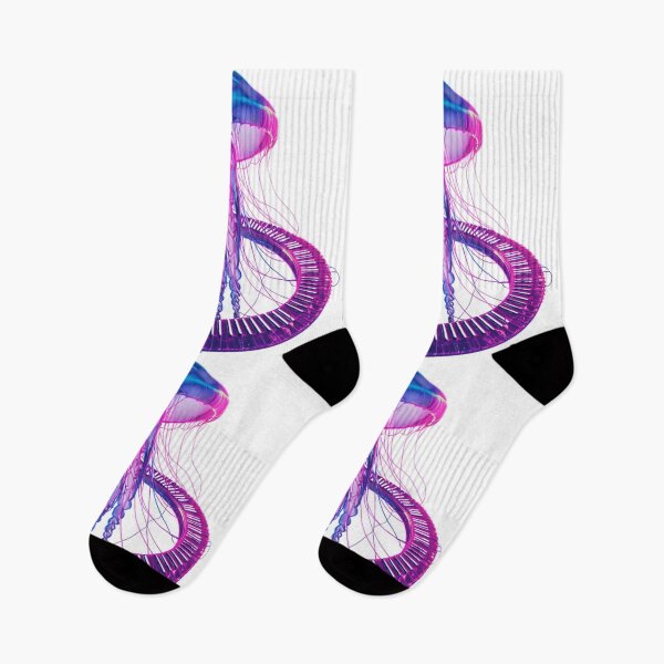 Item preview, Neon Jellyfish Playing Piano Synthwave Galaxy Art designed and sold by LuxuryApparels.