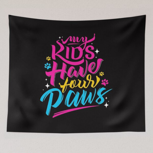 Item preview, My Kids Have Four Paws - Dog Mom, Dog Dad, Cat Mom, Cat Dad designed and sold by teltvitossuilea.