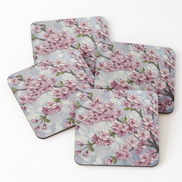 Item preview, Impasto-Style Digital Art: Sakura Mist Layers designed and sold by EEpression.