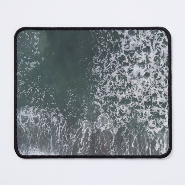 Item preview, Aerial Ocean Waves Pattern – Drone Photography Coastal Print designed and sold by Tempraneo Photo.