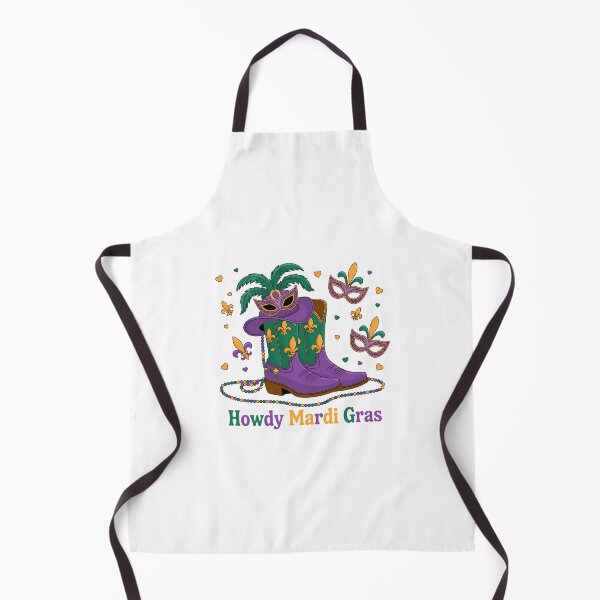 Item preview, Howdy Mardi Gras Cowboy Boots Mardi Gras designed and sold by JonathalIngham.