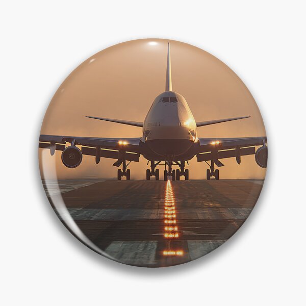 Item preview, Boeing 747 Night Runway Glow designed and sold by Skyframe Aviation.