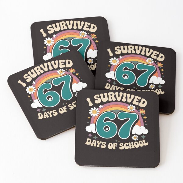 Item preview, I Survived 67 Days of School Six Seven Meme designed and sold by lavethediso.