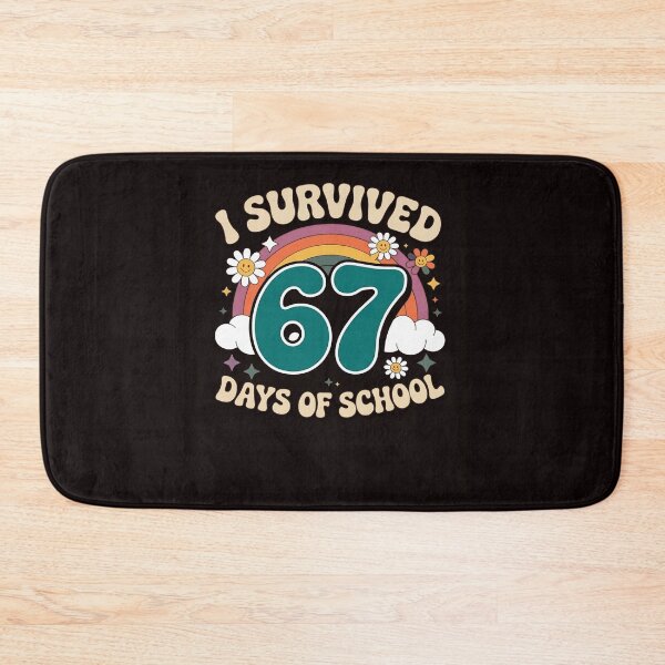 Item preview, I Survived 67 Days of School Six Seven Meme designed and sold by lavethediso.