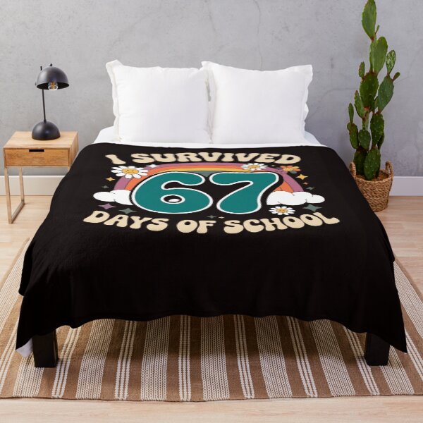 Item preview, I Survived 67 Days of School Six Seven Meme designed and sold by lavethediso.