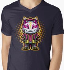 Drift Chibi Men's V-Neck T-Shirt