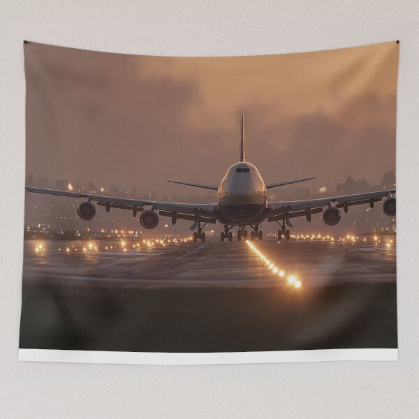 Item preview, BA Jumbo Jet in Blue Hour designed and sold by Skyframe Aviation.