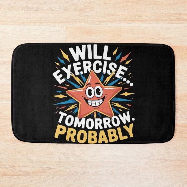 Item preview, Will Exercise Tomorrow Probably NYE designed and sold by countntenov.