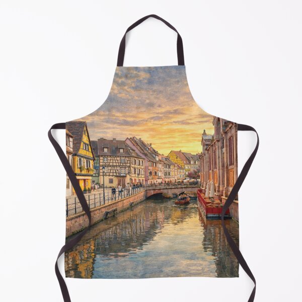 Item preview, Colmar Old Town – Sunset Over the Canal, France designed and sold by Era-of-Traveler.