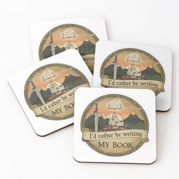 Item preview, I'd Rather Be Writing My Book designed and sold by The Painted Topaz.