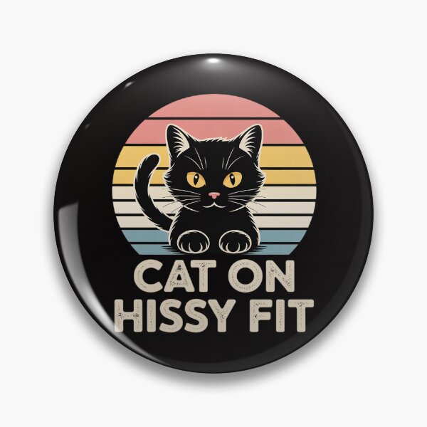 Item preview, Cat on Hissy Fit Funny Cat Lover Humor Kitten Couples designed and sold by czechascheledu.