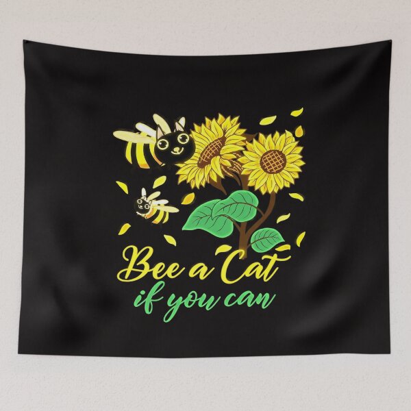 Item preview, Cat lovers Bee a Cat if you can Cat fans Kittens Cat Moms 2 designed and sold by czechascheledu.