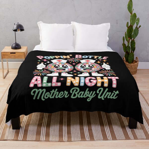 Item preview, Poppin' Bottle All Night 2026 Mother Baby Unit New Year designed and sold by JonathalIngham.