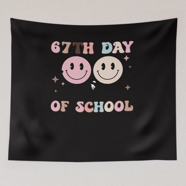 Item preview, 67th Day of School Vibes Teachers Students Six Seven 67 Meme designed and sold by czechascheledu.