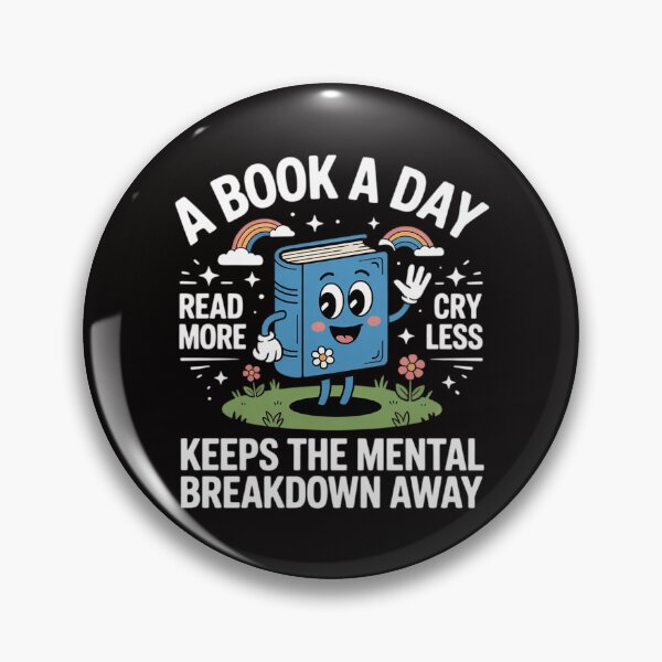 Item preview, A Book A Day Keeps The Mental Breakdown Away designed and sold by czechascheledu.