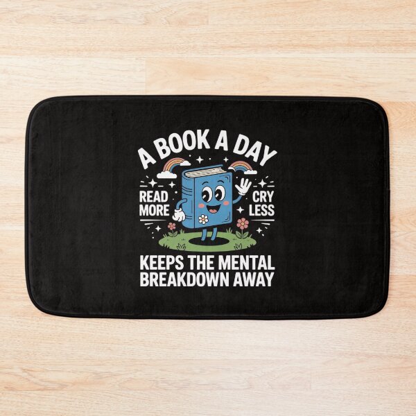 Item preview, A Book A Day Keeps The Mental Breakdown Away designed and sold by czechascheledu.