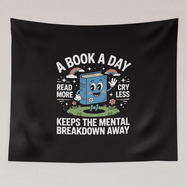 Item preview, A Book A Day Keeps The Mental Breakdown Away designed and sold by czechascheledu.
