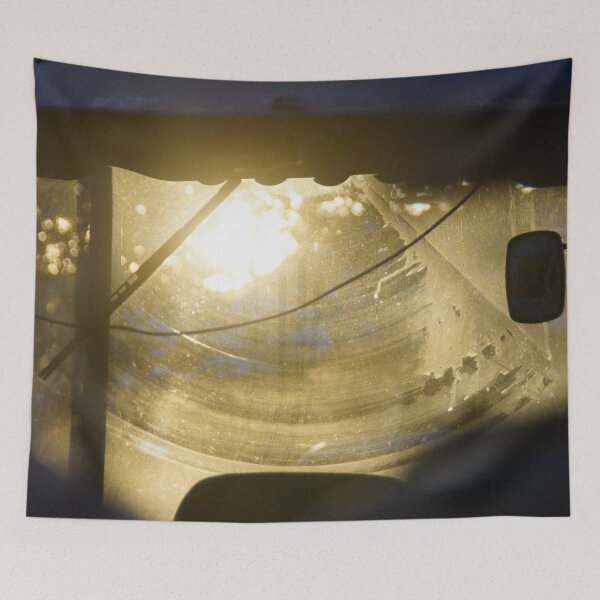 Item preview, Dusty Tractor Windscreen Sunrise - Magpie Springs designed and sold by MagpieSprings.