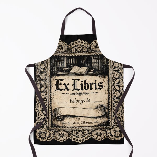 Item preview, Ex Libris Belongs To – Vintage Library designed and sold by Mouraludia.