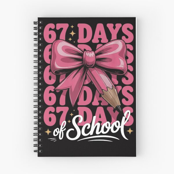 Item preview, 67 Days of School Girls Coquette Bow 67th Day of School designed and sold by Vexat062Art.