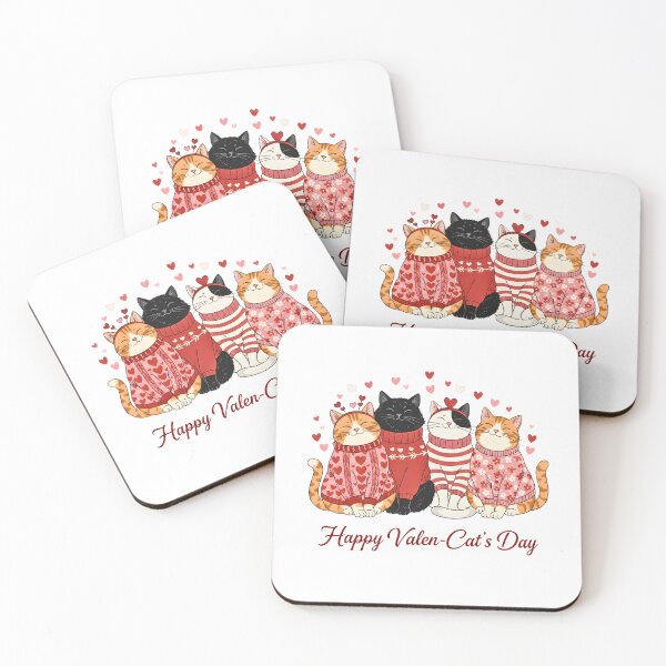Item preview, Valentine Cat - Happy Valen-Cat’s Day designed and sold by Steele-Art.