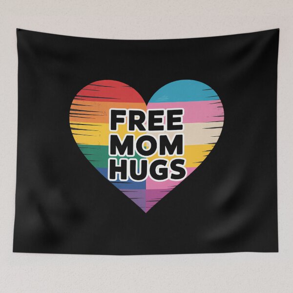 Item preview, Free Mom Hugs LGBTQ Mom designed and sold by CruelShadesSt.