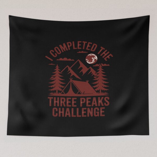 Item preview, 3 PEAKS CHALLENGE HIKING CLUB designed and sold by Slwankol.