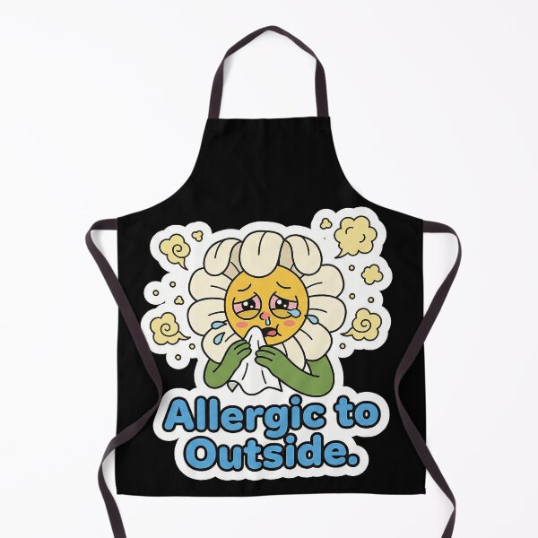 Item preview, Sassy Allergic Flower "Allergic to Outside" designed and sold by Sassy Cult.