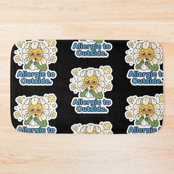 Item preview, Sassy Allergic Flower "Allergic to Outside" designed and sold by Sassy Cult.