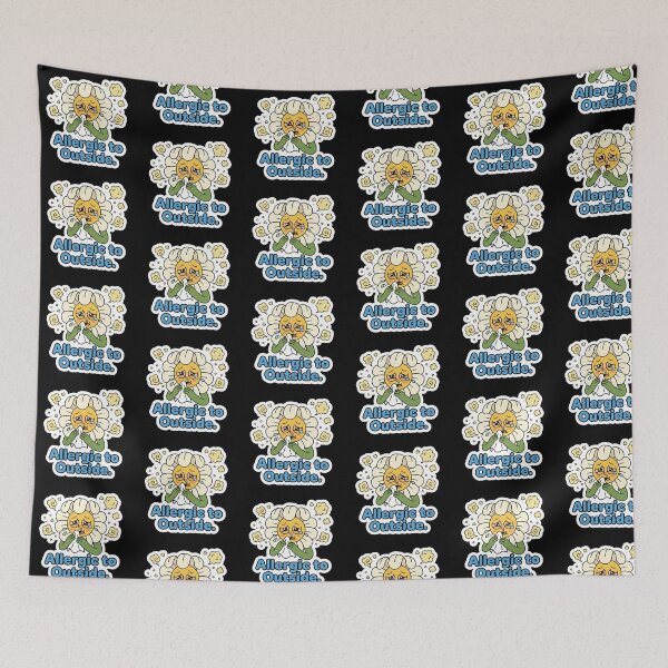 Item preview, Sassy Allergic Flower "Allergic to Outside" designed and sold by Sassy Cult.