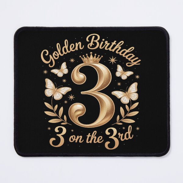 Item preview, 3rd Golden Birthday 3 Year Old B-day Kids Born 2022 designed and sold by Slwankol.