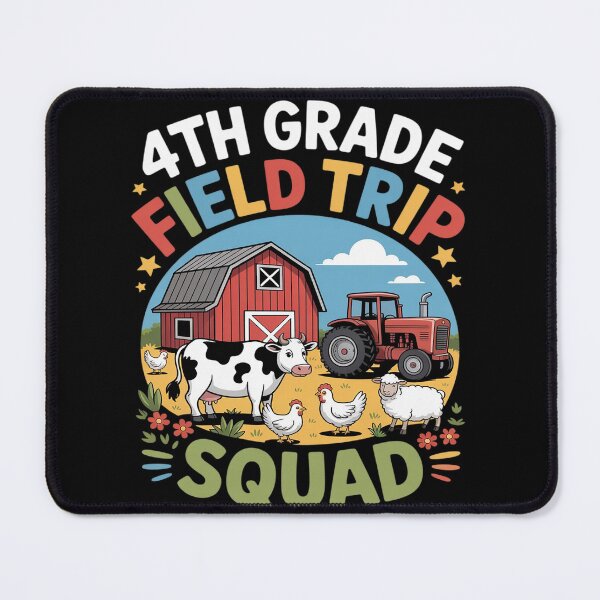Item preview, 4th Grade Field Trip Squad Teacher Field Day Vibes Farm Life designed and sold by Slwankol.