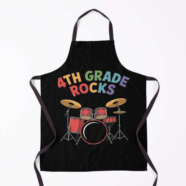 Item preview, 4th Grade Rocks, Drums Drummer, School Music Teacher designed and sold by Slwankol.